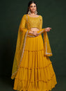 Absolute Looking Lehenga Choli in Yellow Colour