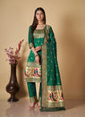 Absolute Looking Salwar Suit in Green Colour
